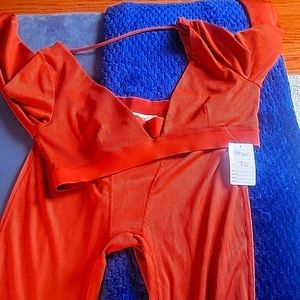 Legging 2 piece set bra top